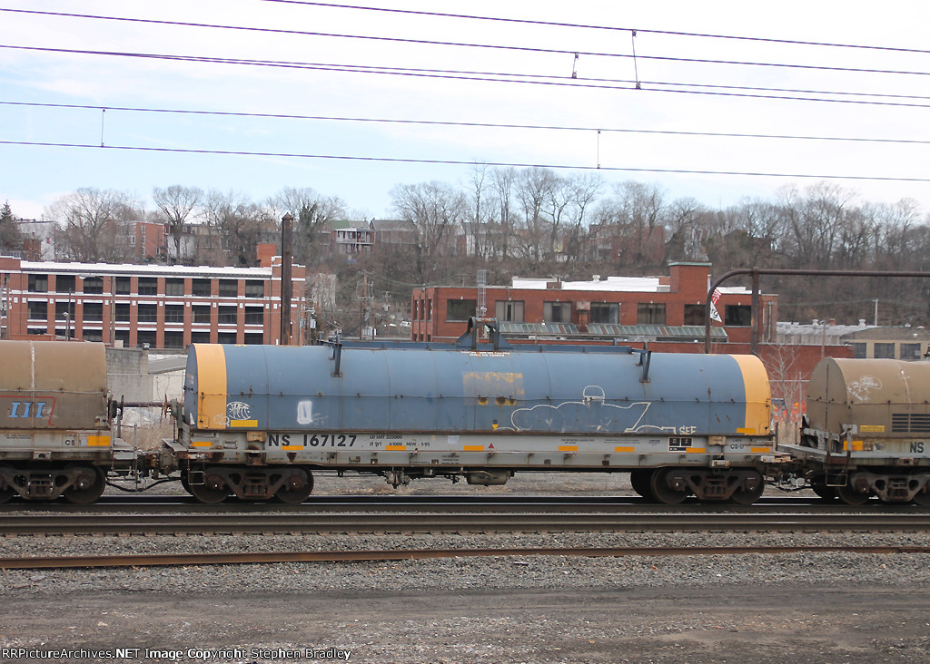 Westbound mixed freight